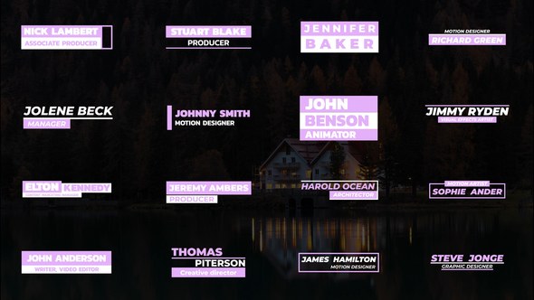 Videohive Lower Thirds | AE 44940359 Elements template preview