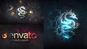 Logo Reveal Gaming Video Displays template preview