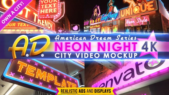 Videohive Neon City Titles Intro | AD Openers template preview