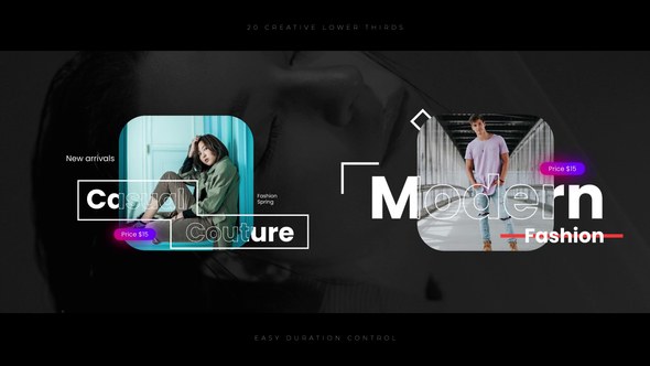 Videohive Product Price Lower Thirds Titles template preview