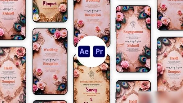Videohive Indian Wedding Instagram Story Template Elements template preview