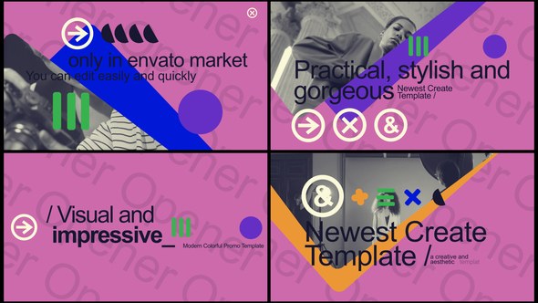 Videohive Modern Opener 58903568 Video Displays template preview