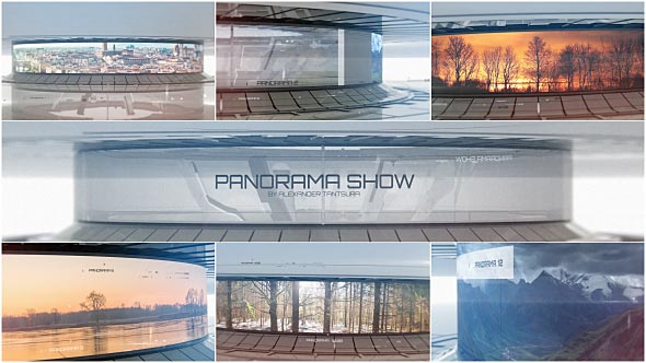 Videohive 3D Panorama | Sci-Fi Video Displays Video Displays template preview