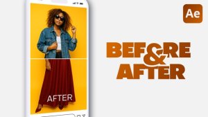 Videohive Vertical Minimal Before and After Video Displays template preview