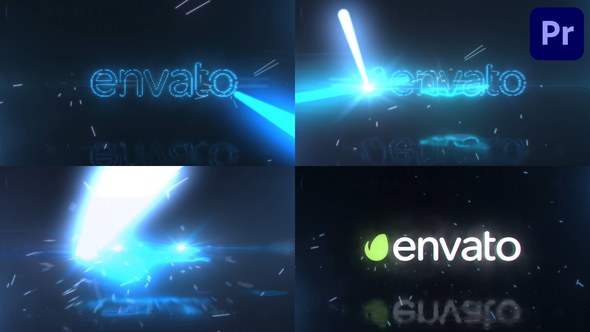 Laser Blast Logo for Premiere Pro Premiere Pro template preview