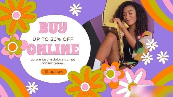 Videohive Floral Fashion Sale Openers template preview