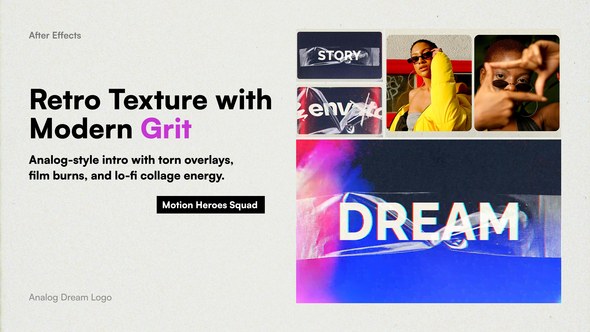 Videohive Analog Dream Logo Logo Stings template preview