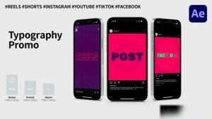 Videohive Typography Promo | Reels / Shorts / Tik Tok Openers template preview