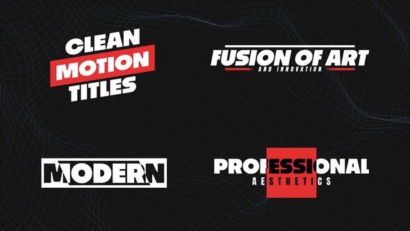 Videohive Motion Titles 59348438 Titles template preview