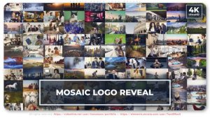 Videohive Mosaic Photo Logo Reveal 49459871 Logo Stings template preview