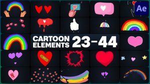 Videohive Cartoon Elements for After Effects 47852622 Elements template preview