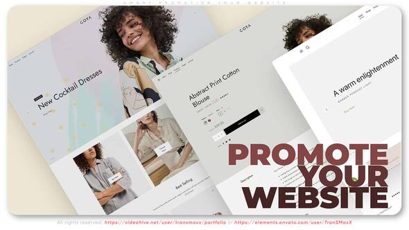 Videohive Smart Promotion Your Website Product Promo template preview