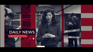 Daily News Intro Premiere Pro template preview