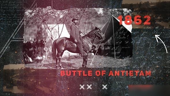 Videohive The History Frames Openers template preview