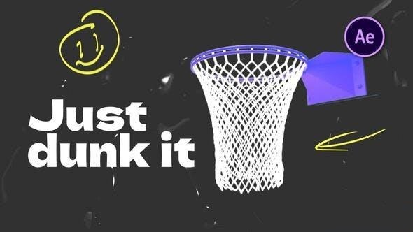 Videohive Dunk Intro Openers template preview