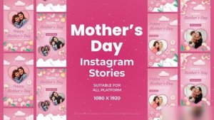 Videohive Mothers Day Instagram Stories 57711600 Openers template preview