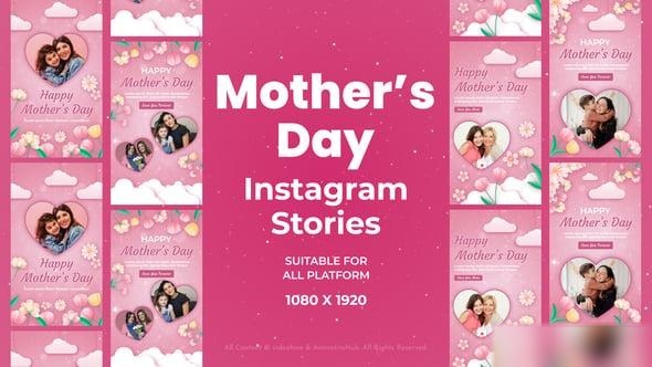 Videohive Mothers Day Instagram Stories 57711600 Openers template preview