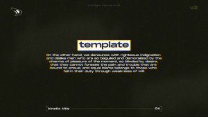 Videohive Kinetic Glitch Titles v2 / AE Titles template preview
