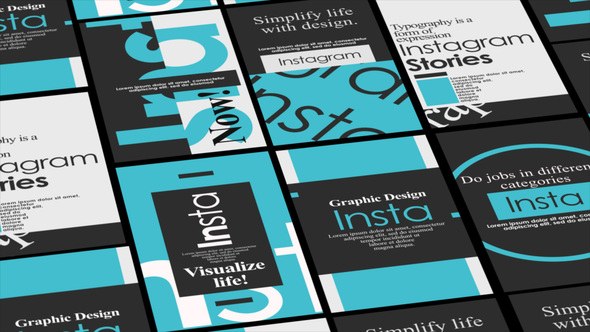 Videohive Instagram Typographic V3 Product Promo template preview