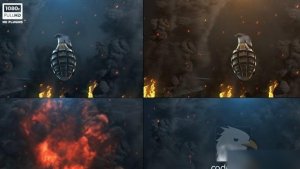 Videohive Cinematic Weapon Reveal Logo Stings template preview