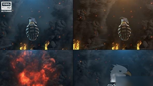 Videohive Cinematic Weapon Reveal Logo Stings template preview