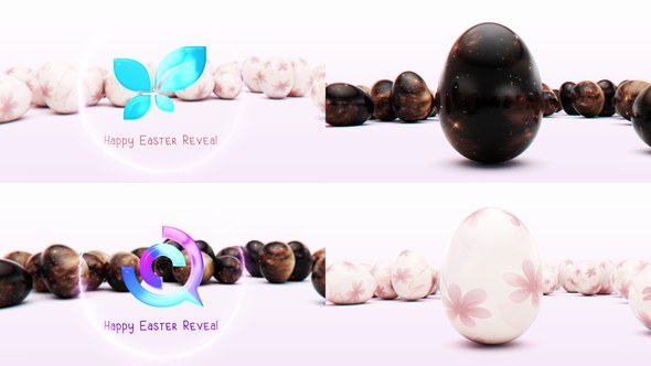 Videohive Easter Egg Cracks Logo Reveal Logo Stings template preview