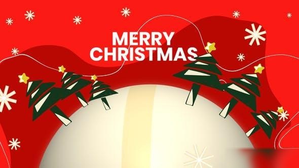 Videohive Christmas World Logo reveal Logo Stings template preview