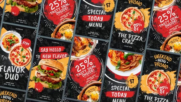 Videohive Food Festival Story Product Promo template preview