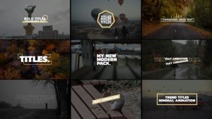 Videohive Bold Text Titles | AE Titles template preview