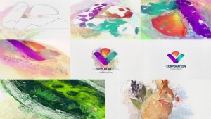 Videohive Logo In Paint Logo Stings template preview