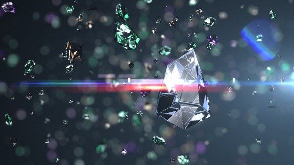 Videohive Diamonds Explosion Logo Reveal Logo Stings template preview