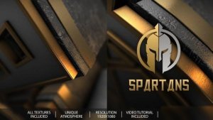 Videohive Epic Power And Elegant Gold Logo Reveal Openers template preview
