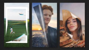 Videohive Vertical Page Turn Reel Transitions Elements template preview