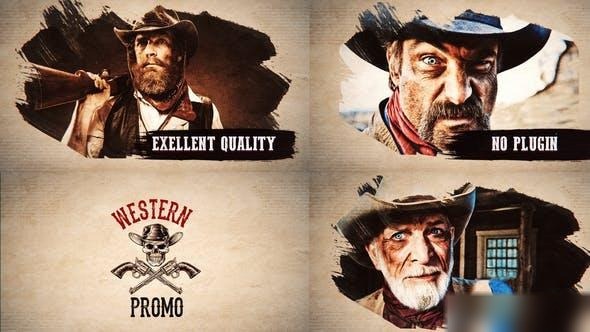 Videohive Western Promo Openers template preview