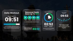 Videohive Timer Widget Elements template preview