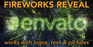 Videohive Fireworks Reveal - for logos, text and pictures Logo Stings template preview