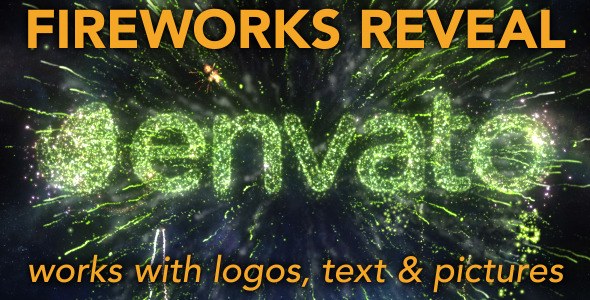 Videohive Fireworks Reveal - for logos, text and pictures Logo Stings template preview