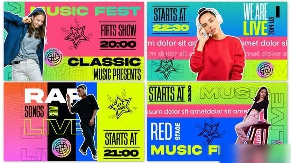 Videohive Music Event Promo Festival Opener Intro Openers template preview