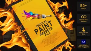 Videohive Vertical Paint Presets Pack Elements template preview