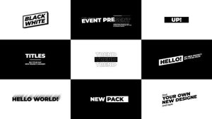 Videohive Big Titles 2.0 | After Effects 47743983 Titles template preview