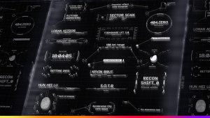 Videohive HUD Titles and Call-Outs Pack Titles template preview
