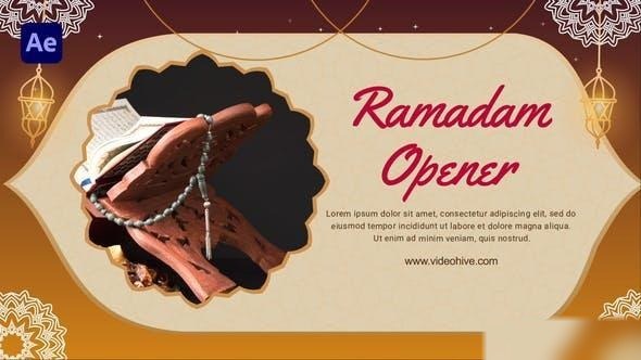 Videohive Ramadan Kareem Slideshow Opener Ramadan template preview