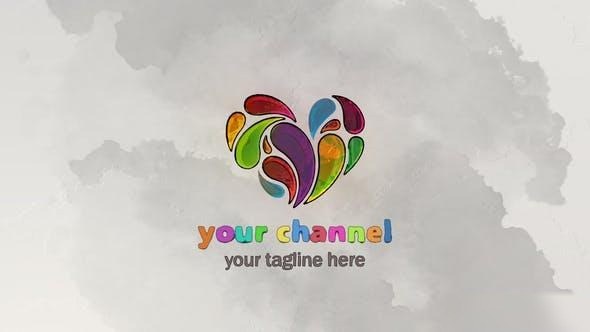 Videohive Art YouTube Channel Intro with Art Logo Reveal Openers template preview