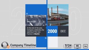Videohive Company Timeline 38009802 Titles template preview
