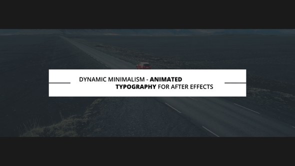 Videohive Dynamic Minimalism Titles template preview