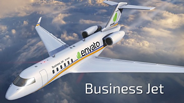 Business Jet Video Displays template preview