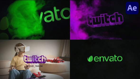 Videohive Tunnel Logo for After Effects Logo Stings template preview