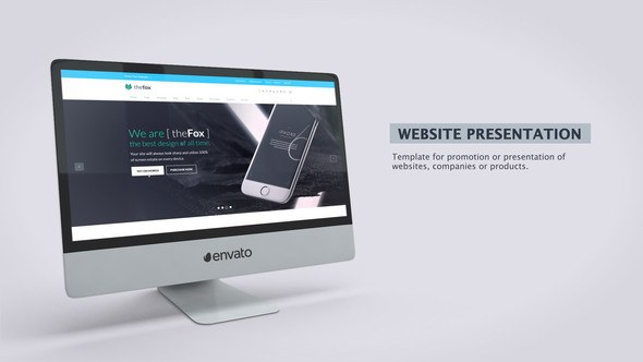 Videohive Website Presentation 23581550 Product Promo template preview