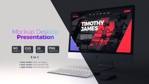 Videohive Mockup Desktop // Website Presentation Product Promo template preview