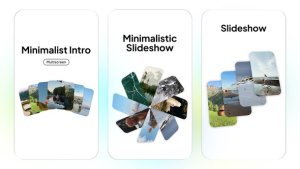 Videohive Vertical Minimalistic Slideshow Video Displays template preview